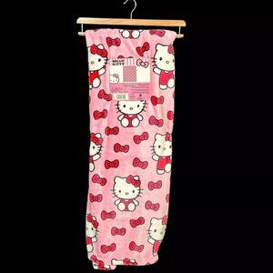Hello Kitty Hearts And Kittys Throw Pink Multi 60X70" Throw Soft and Plush